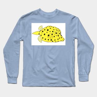 yellow box fish Long Sleeve T-Shirt